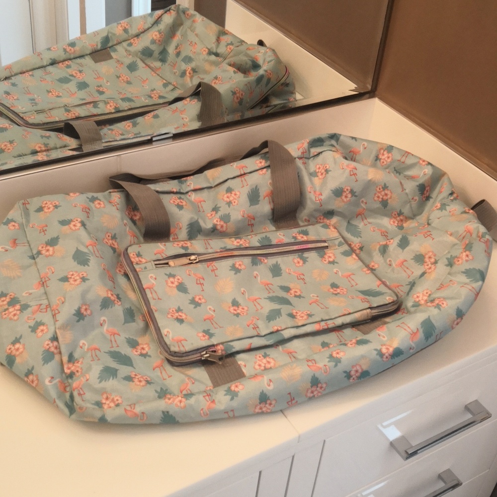 Nylon travel duffel bag